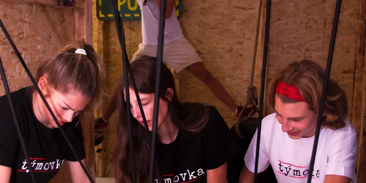 Pevnost plná úkolů na Vysočině: týmová hra pro dospělé i děti, 14 místností
