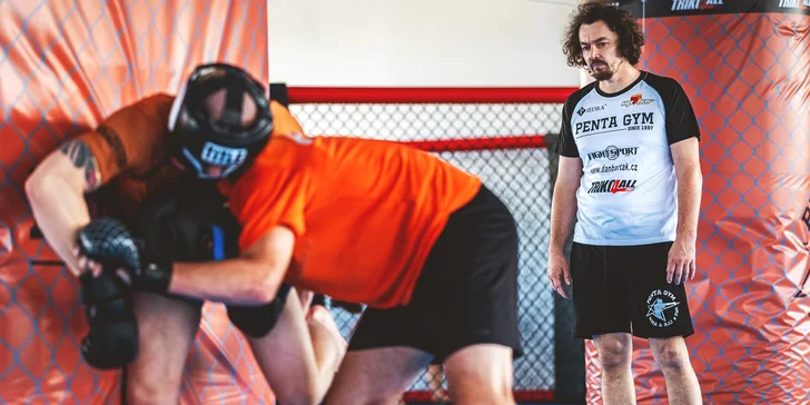 Individuální trénink s mistrem ČR ve Vale Tudo D. Bartákem: MMA, BJJ, grappling, thajský box i wrestling