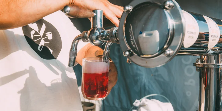 Degustační výbava a tombolenka na Nomad Beer Festival, který se koná 9. a 10. září 2022