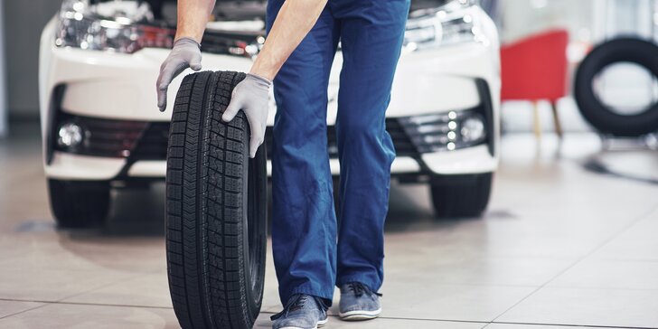 Přezutí pneumatik včetně vyvážení a nahuštění i servisní prohlídka vozu