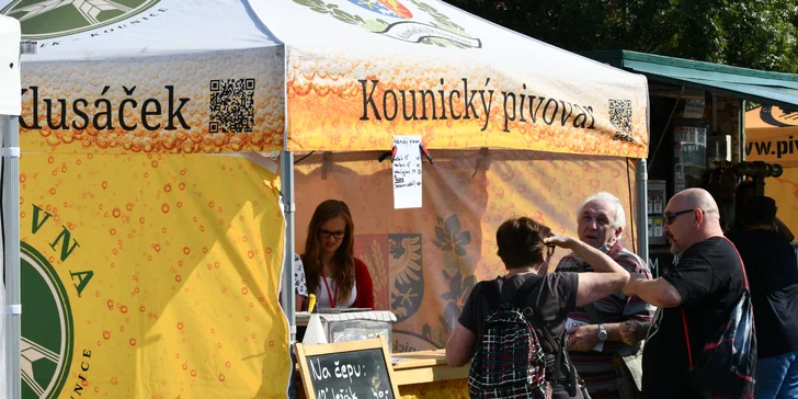 Degustační výbava a tombolenka na Nomad Beer Festival, který se koná 9. a 10. září 2022