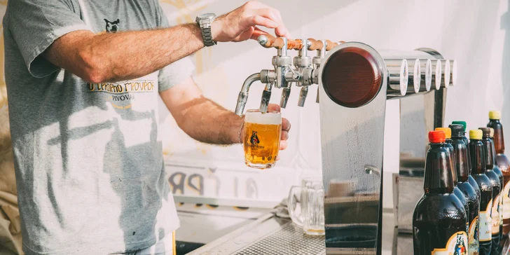 Degustační výbava a tombolenka na Nomad Beer Festival, který se koná 9. a 10. září 2022