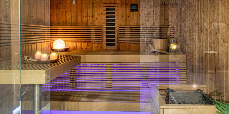 Až 120 minut v privátním wellness s vířivkou a finskou saunou pro 2 osoby