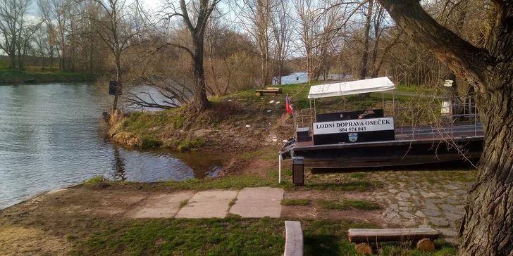 Pronájem rybářské lodi Marine na jeden nebo dva dny u Poděbrad