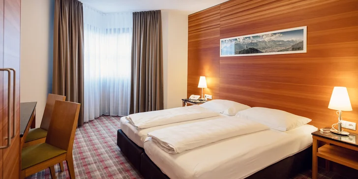 Zimní pobyt v Innsbrucku: polopenze, neomezený wellness a skiareál 5 minut od hotelu