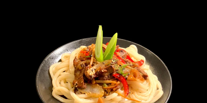 Tom Yum polévka, plněné gyoza taštičky nebo Udon nudle pro 1 či 2 osoby