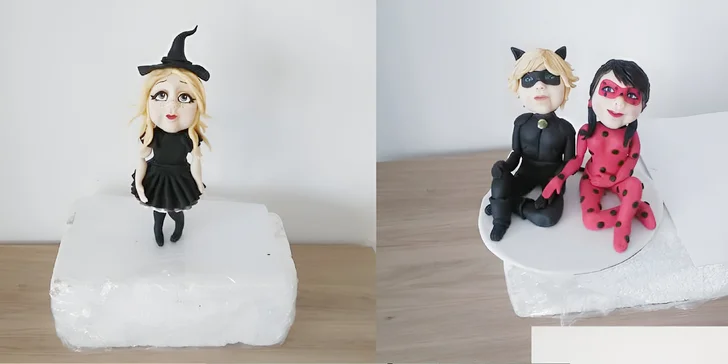 CrazyCakes online kurzy: modelace panenky i tvorba vánočního dortu či pejska