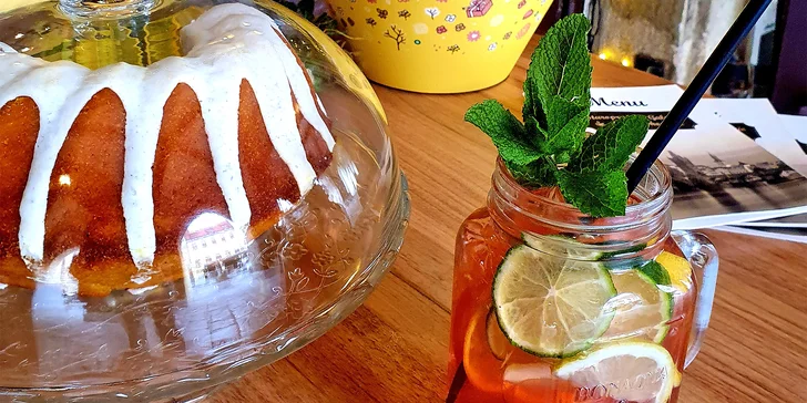 Nápoj dle výběru pro 1 osobu: káva, čaj, svařák, domácí limča i Aperol Spritz