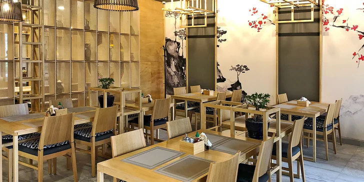 Degustační menu v Bonsai restaurant pro 1 i 2 osoby: polévka, předkrm i hlavní chod z bohatého výběru
