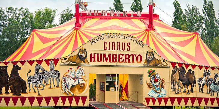 Hurá do Cirkusu Humberto na zbrusu novou show: akrobati, klauni i exotická zvířata v Kladně