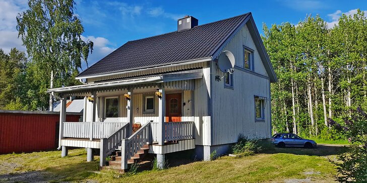 Komfortní domek ve Švédsku u polárního kruhu: český majitel, možnost odvozu z letiště i půjčení auta