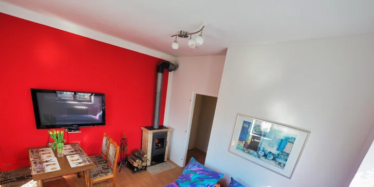 Pobyt na Šumavě ve vybaveném apartmánu s kuchyňkou až pro 6 osob