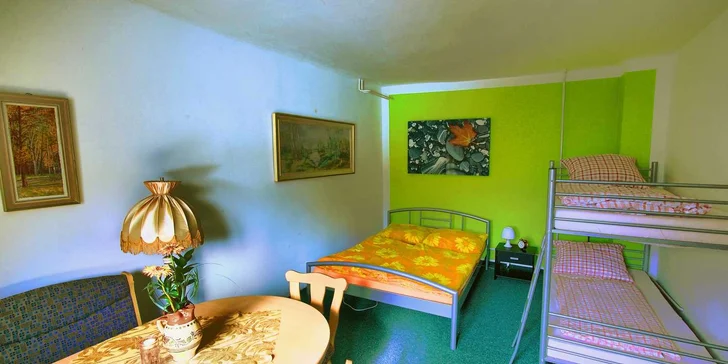 Pobyt na Šumavě ve vybaveném apartmánu s kuchyňkou až pro 6 osob