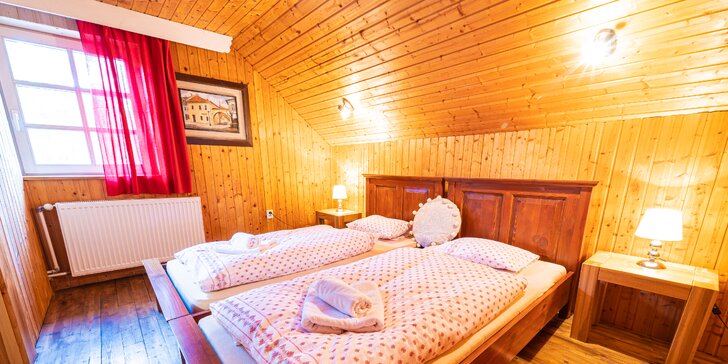 Dovolená v Tatrách s ubytováním v pokojích nebo srubech až pro 5 osob