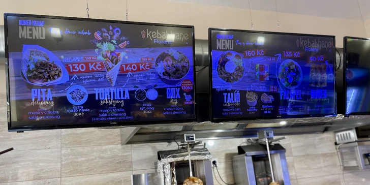 Kebab na Florenci s sebou: v tortille, pita chlebu nebo jako talíř