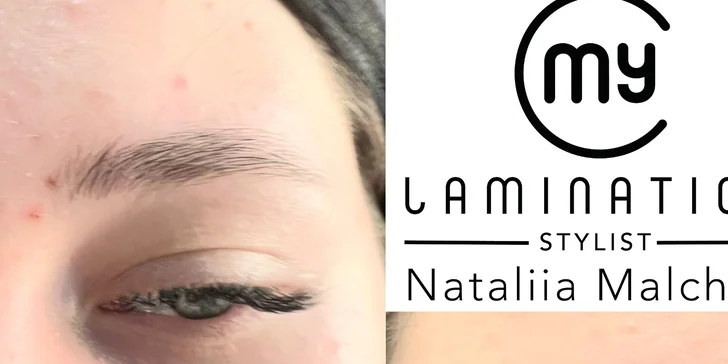 Krásné řasy i obočí: lash Lifting, laminace obočí vč. barvení nebo oboje