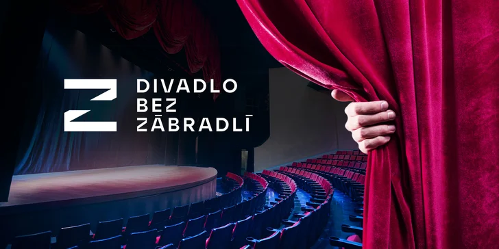 2 vstupenky na vybraná představení Divadla Bez zábradlí s 25% slevou