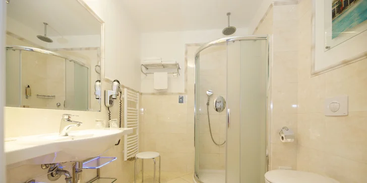 4* pobyt v centru Mariánských Lázní s polopenzí, wellness i procedurami