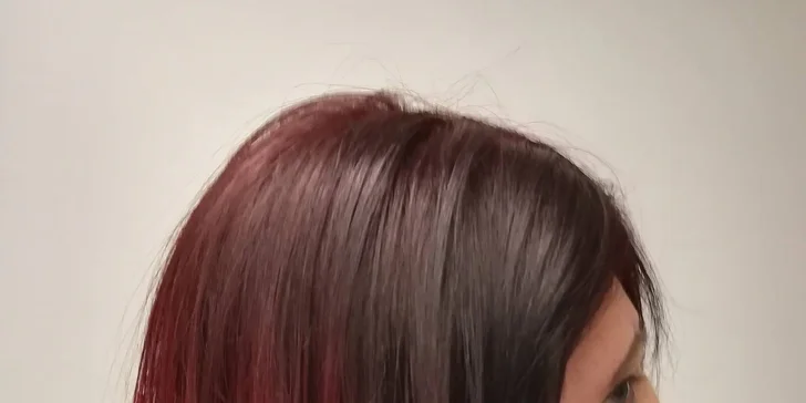 Krásné a zdravé vlasy: střih, melír, ošetření přípravkem Olaplex a styling s foukanou, do 120 minut