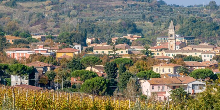 Podzim v Toskánsku: polopenze, výlet do vinařství s ochutnávkou a slevy do lázní Casciana Terme