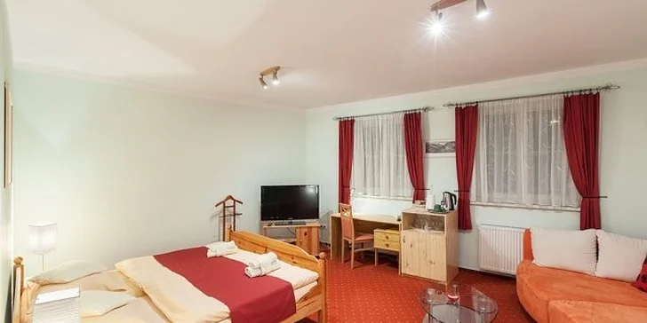 Na každej izbe máte k dispozícii minibary a zadarmo kávu a čaj.