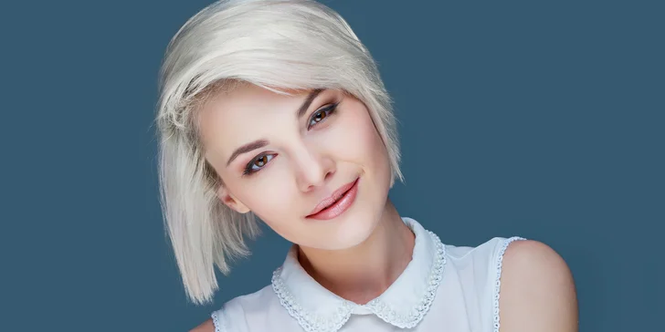 Krásné a zdravé vlasy: střih, melír, ošetření přípravkem Olaplex a styling s foukanou, do 120 minut