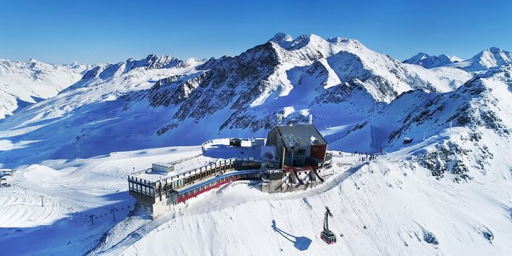 Zimní dovolená v Jižním Tyrolsku: nejvýše položený hotel přímo na ledovci, polopenze a wellness