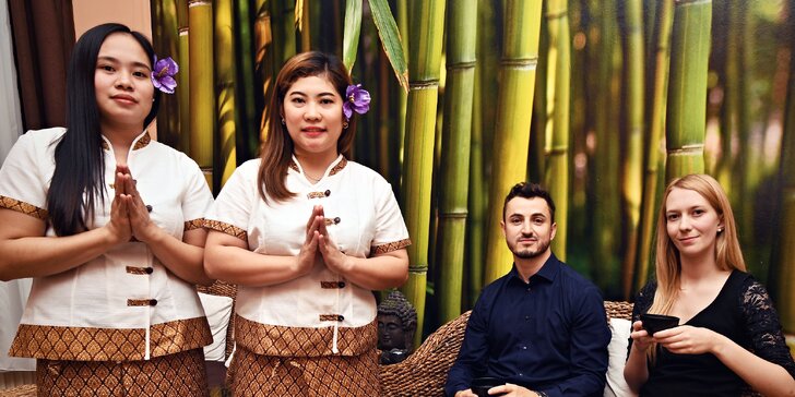 80 minut exotické dovolené v salonu Elite: thajská masáž, léčba kyslíkem a nealko drink