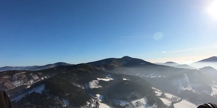 BožíLet na paraglidingové motorové tříkolce: 5, 15 nebo 30 minut letu