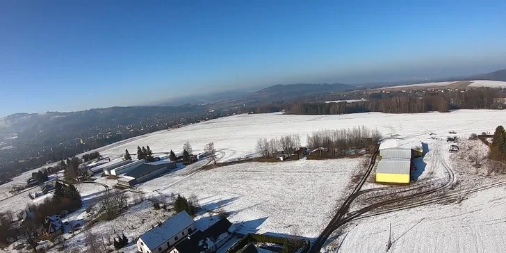 BožíLet na paraglidingové motorové tříkolce: 5, 15 nebo 30 minut letu