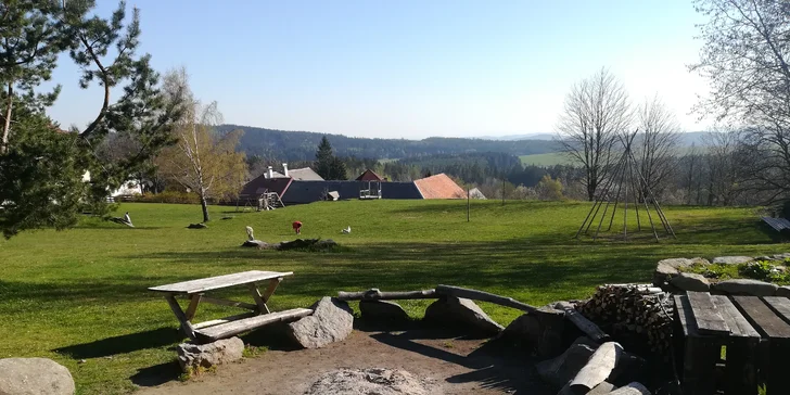 Pohoda v jižních Čechách: hotel s velkou zahradou a polopenzí či snídaní
