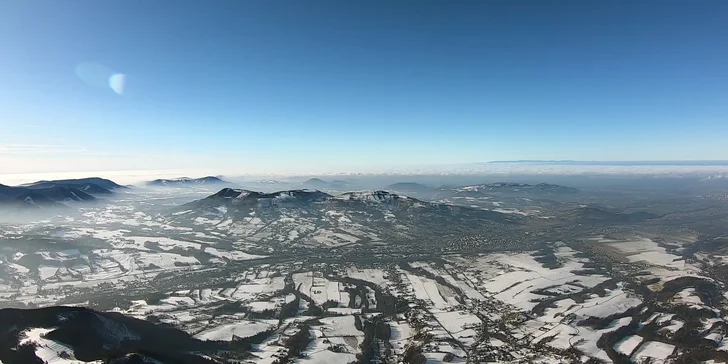 BožíLet na paraglidingové motorové tříkolce: 5, 15 nebo 30 minut letu