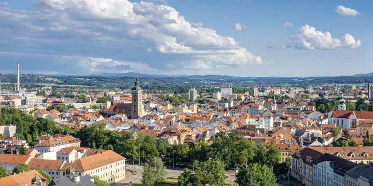 Do víru velkoměsta: 4* pobyt v centru Českých Budějovic se snídaní, vínem a návštěvou pivovaru