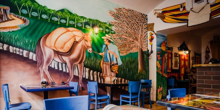 Otevřený voucher na 500–1000 Kč do latinské restaurace Ell Arriero