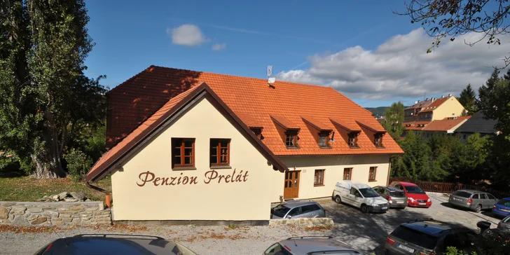 Romantický pobyt včetně snídaně v Českém Krumlově až pro 4 osoby