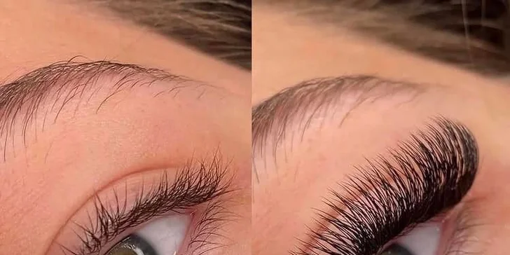 Prodloužení či zahuštění řas různými metodami: Lashlifting, Volume 2D-4D či řasa na řasu