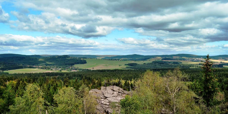 Aktivní dovolená u CHKO Železné hory se snídaní, polopenzí i wellness