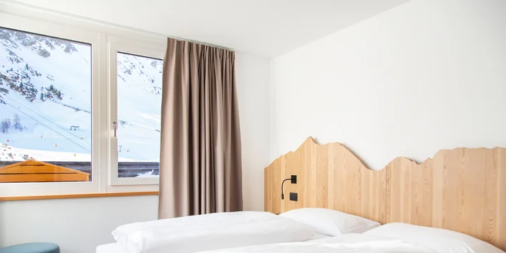 Italské Alpy a ledovec Schnalstal: hotel u sjezdovky s polopenzí, wellness i vyžitím pro děti