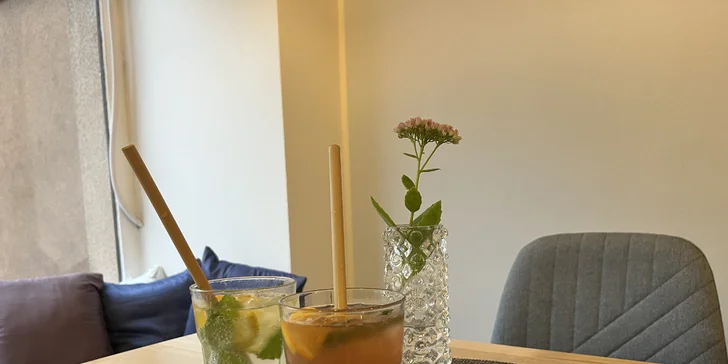 Domácí cheesecake nebo francouzský quiche, limonáda a káva dle výběru pro 1 i pro 2 osoby