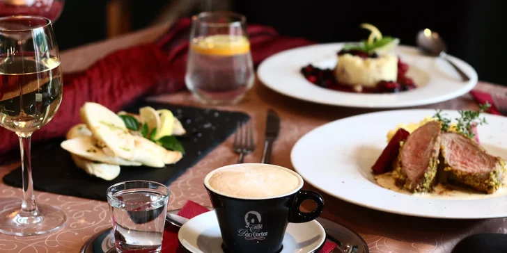 Dokonalá romantika: 3chodové menu a neomezený vstup do wellness pro dva