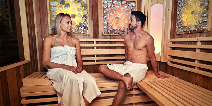 Privátní wellness: sauny i vířivka nebo luxusní balíček plný romantiky pro 2 os.