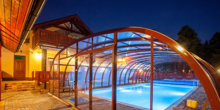 Báječná dovolená u Bešeňové: polopenze, wellness a balíček slev