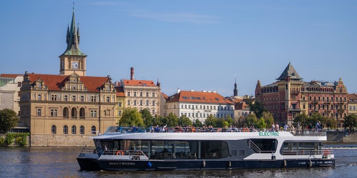 50minutová vyhlídková plavba po Vltavě pro děti i dospělé