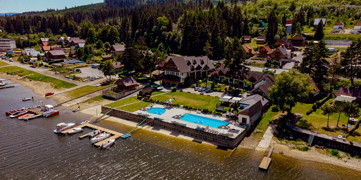 Pobyt na břehu Oravské přehrady v prostředí vyhlášeného Slanického dvora s privátním wellness