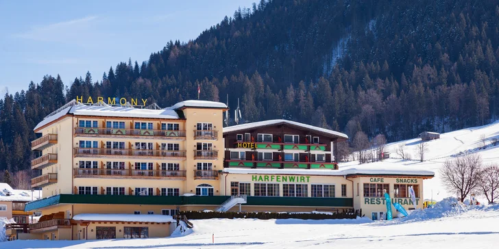 Na lyže do Rakouska: hotel u sjezdovky, polopenze, neomezený wellness a zdarma atrakce v okolí