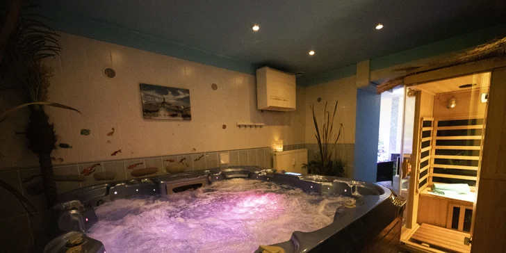 60 až 120 min. v privátním wellness, masáž, zábal rukou a nohou i sklenka vína
