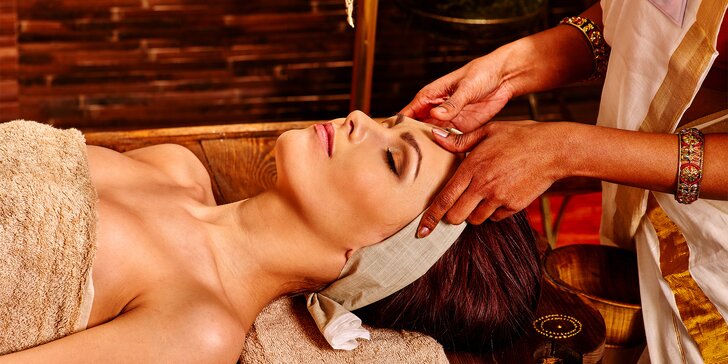 Indická masáž hlavy, lávové kameny, kafrová i relaxační masáž s čokoládou