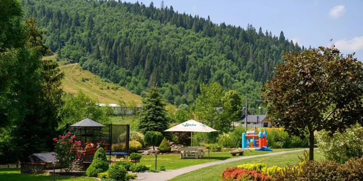 Pobyt v oblasti Roháčů: polopenze, sauna a neomezený bazén u Západních Tater