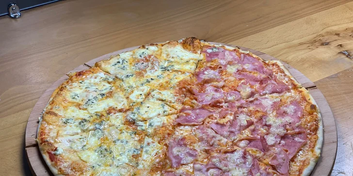 Jedna nebo dvě pizzy dle výběru vč. krabice: různé druhy, 45 cm