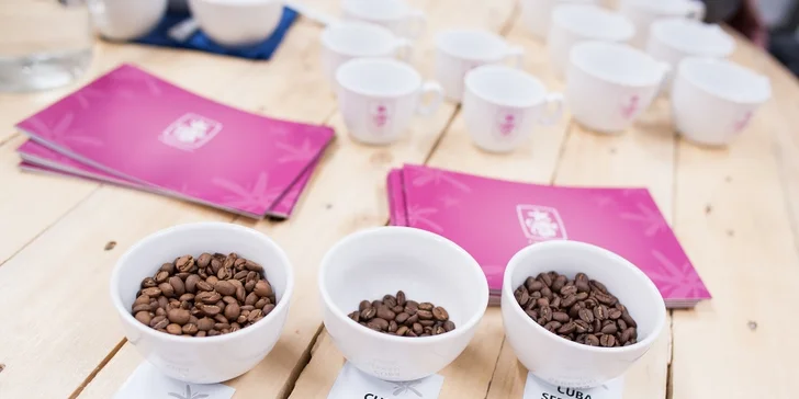 Exkurze v pražírně s neomezenou konzumací kávových nápojů, cupping i ochutnávkový balíček kávy